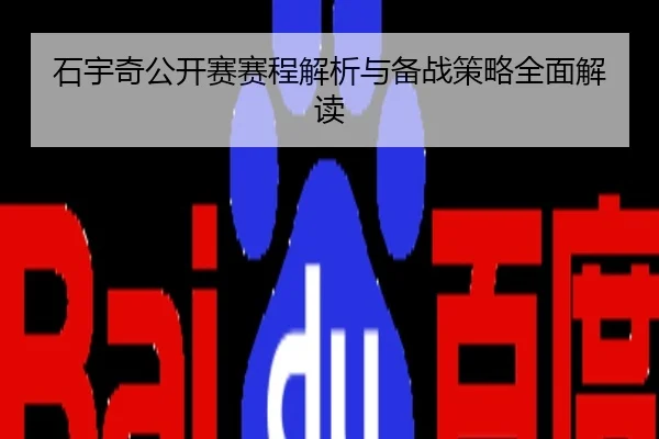 石宇奇公开赛赛程解析与备战策略全面解读