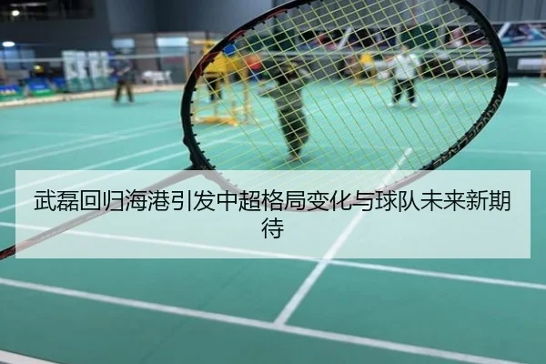 武磊回归海港引发中超格局变化与球队未来新期待